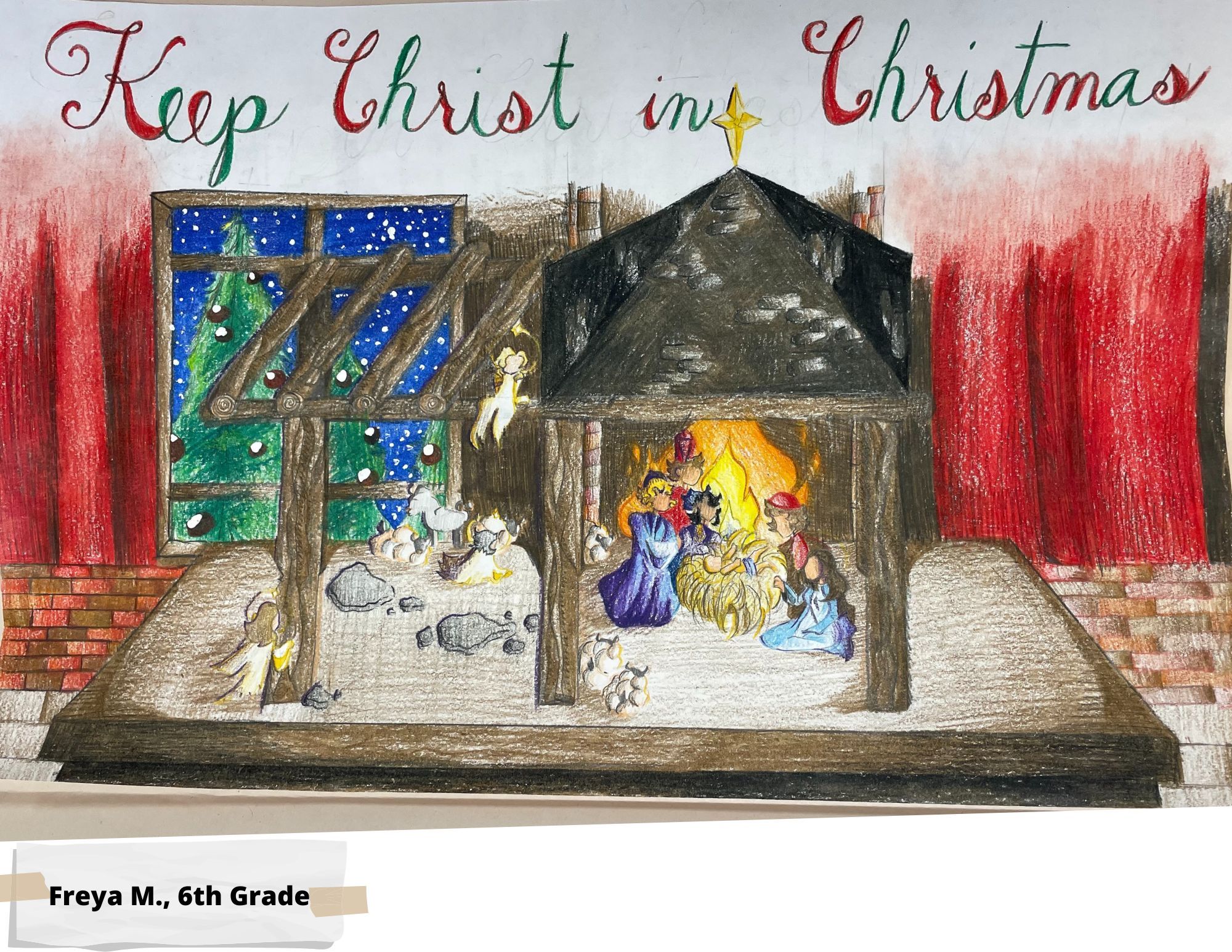 Nine Semifinalists for the Keep Christ in Christmas Poster Contest St